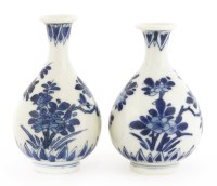 Lot 45 - Two Chinese porcelain blue and white vases