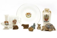 Lot 408 - A collection of early 20th century crested ware