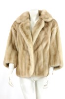 Lot 362B - A cream mink fur coat