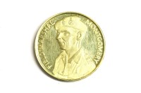 Lot 69 - An 18ct gold Field Marshall Montgomery commemorative medallion