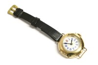 Lot 106 - An Edwardian gold mechanical fob watch