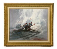 Lot 446A - Ben Maile (1922-2017) 
'GUNS AND GUNNERS IN THE CRIMEA'
Signed l.r.