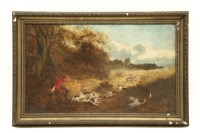 Lot 519 - English School
HUNTING SCENE 
Oil on canvas