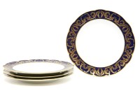 Lot 424 - Four Sevres porcelain plates