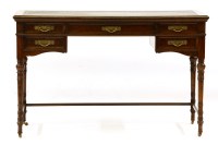 Lot 551 - An early 20th century rosewood ladies writing table