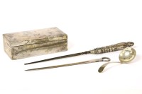 Lot 162A - A Victorian silver skewer
