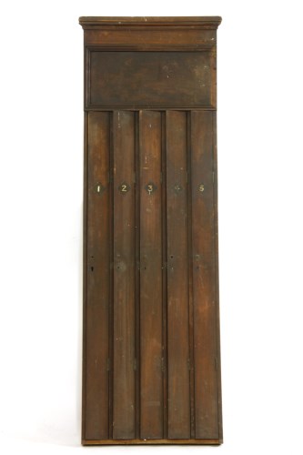 Lot 647 - A mahogany wall cabinet