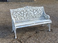 Lot 668 - A Victorian design garden bench