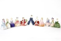 Lot 271 - A collection of eleven Royal Doulton figures