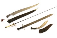 Lot 215 - Four various bladed weapons