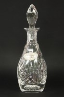 Lot 250 - A boxed Edinburgh crystal glass decanter