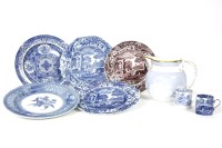 Lot 262 - A collection of Spode blue and white