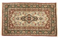 Lot 607 - A fine Persian silky rug