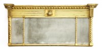 Lot 545A - A large overmantel mirror