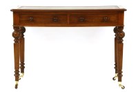 Lot 528 - A Victorian mahogany writing table