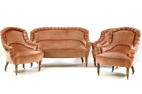 Lot 497 - A Victorian seating suite