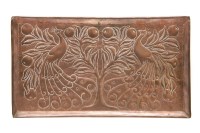Lot 246 - A Keswick style Arts and Crafts copper tray