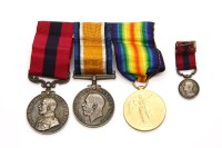 Lot 187 - A group of First World War medals