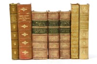Lot 366 - FINE BINDINGS: Large quantity of good 19 century full and half leather bound books (qty.)