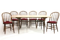 Lot 491 - Dining table and chairs purchased from Liberty’s