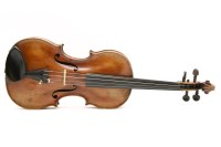 Lot 415 - A late 19th/early 20th century violin