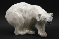 Lot 264 - A Royal Copenhagen stalking polar bear