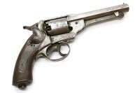 Lot 212 - A 54 bore Kerr's Patent five shot single action side hammer revolver