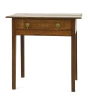 Lot 610 - A 19th century oak side table
