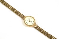 Lot 59 - A ladies 9ct gold Rotary quartz bracelet watch