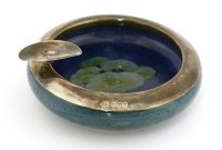 Lot 150 - A Moorcroft 'Moonlit Blue' ashtray