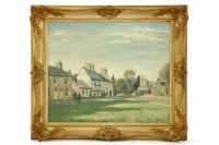 Lot 473 - Henry Orchard
VIEW OF A PUB ON A VILLAGE GREEN
Signed l.r.