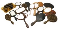 Lot 301 - A quantity of vintage hand mirrors
