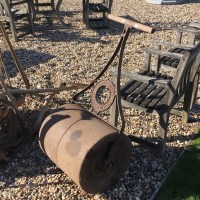 Lot 655 - A cast iron Garden roller