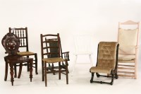 Lot 597 - Two child's chairs