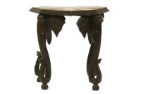 Lot 529 - A Ceylonese occasional table