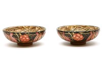 Lot 398 - Two Moorcroft Hideaway bowls