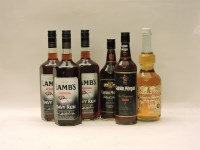 Lot 262 - Assorted Rum to include: Lambs Navy Rum