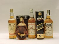Lot 263 - Assorted Whisky to include one bottle each: Bells Whisky Extra Special; Dimple Haig Scotch Whisky; Famous Grouse; Johnny Walker Extra Special Black Label