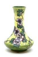 Lot 405 - A Moorcroft collectors club 'Lavatera' vase