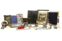Lot 113 - A group of silver and silver plate items