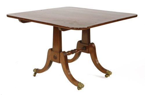 Lot 771 - A Regency mahogany tilt-top centre table