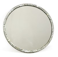 Lot 722 - A contemporary circular wall mirror