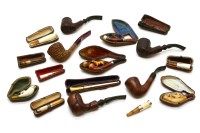 Lot 101 - Pipes including Meerschaum dog pipes