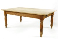 Lot 606 - A pine kitchen table
