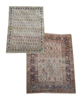Lot 545A - An Afshar and a Saraband rug