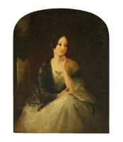 Lot 556 - Circle of Charles Robert Leslie (1794-1859)
PORTRAIT OF LADY CULLUM