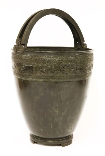 Lot 537 - A bronze bucket or situla