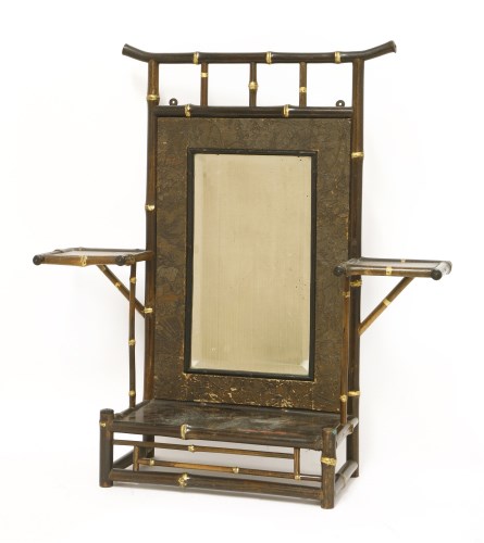 Lot 39 - An Aesthetic 'Japonesque' wall mirror
