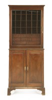 Lot 899 - A George III mahogany collectors'/estate cabinet