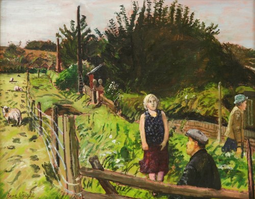 Lot 83 - Carel Weight RA (1908-1997)
BY THE FENCE
Signed l.l.